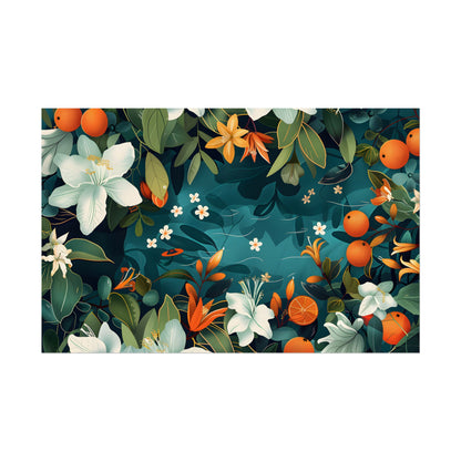 Vibrant Florida Map: Exploring Sunshine State Geography - Poster