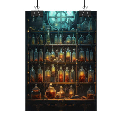Lab Secrets: A Mysterious Science Experiment Unveiled - Poster