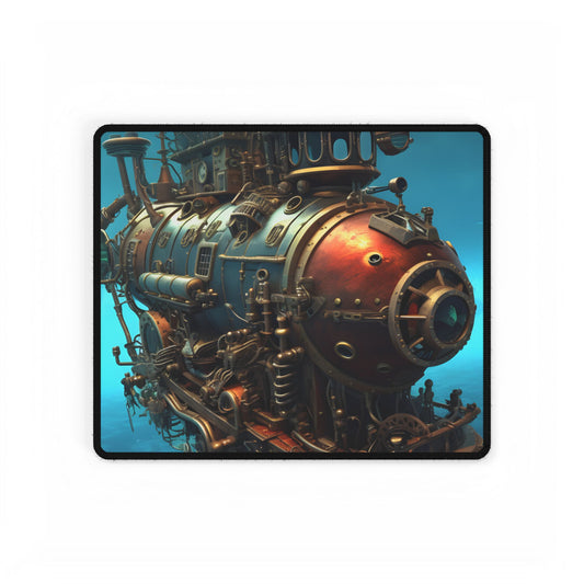 Steampunk Oceanic Adventure: Crew Ready for Journey - Desk Mat