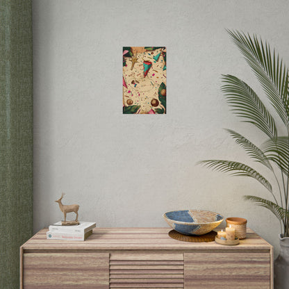 Whimsical Portrait with a Large Nose - Poster