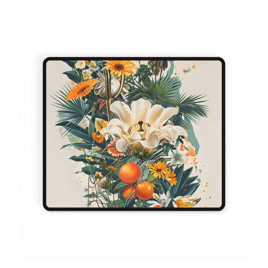 Whimsical Florida: Cartoonish State Map Illustration - Desk Mat