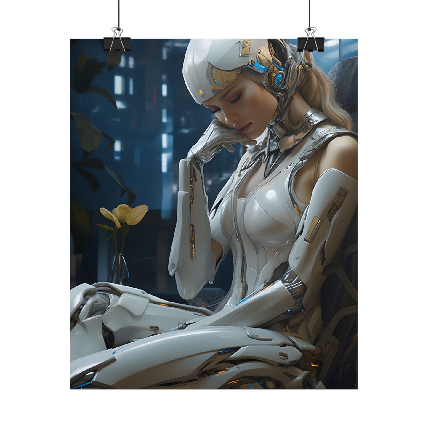 Modern Art Heist: Robot Team in Museum - Poster