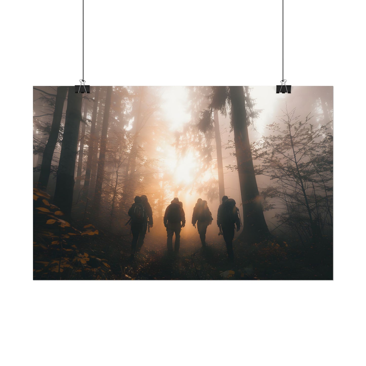 Adventure Through The Mysterious Forest: Group Expedition - Poster