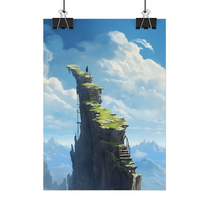 Beautiful Outdoor Moment: A Serene Person in Nature - Poster