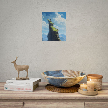 Beautiful Outdoor Moment: A Serene Person in Nature - Poster