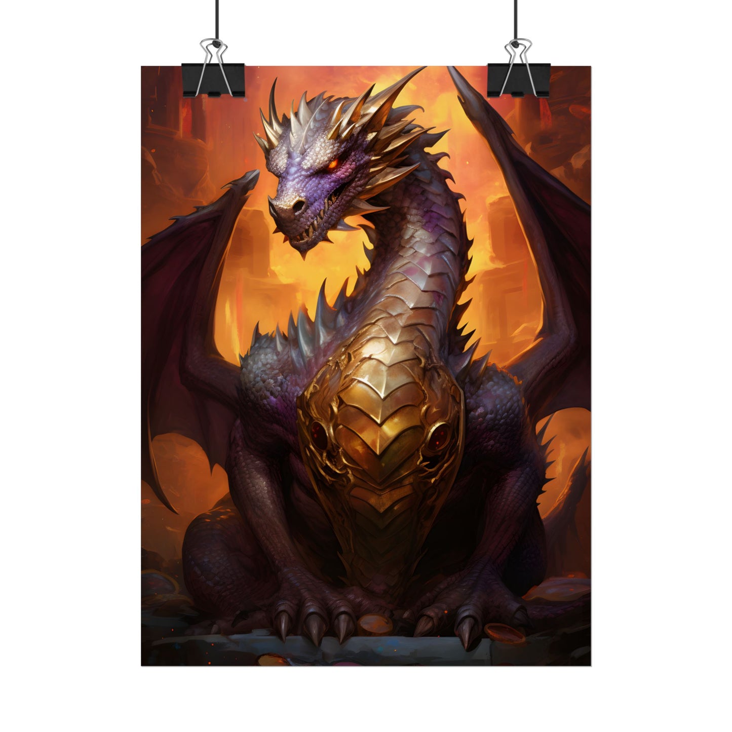 Fantasy Dragon's Treasure: Majestic Guardian - Poster