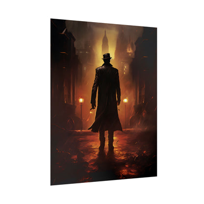 Urban Fantasy Detective: Mystery Graphic Novel Artwork - Poster