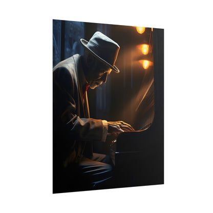 Intricate Piano Moment: Reflections of a Musician - Poster