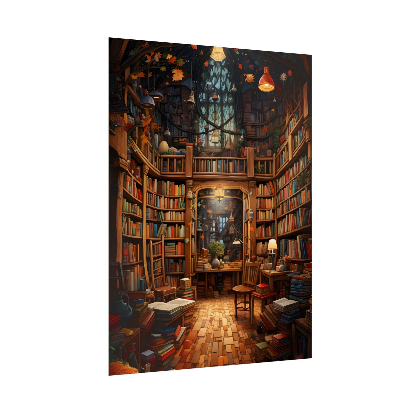 Charming Magical Bookshop: Cozy Book Lover's Paradise - Poster