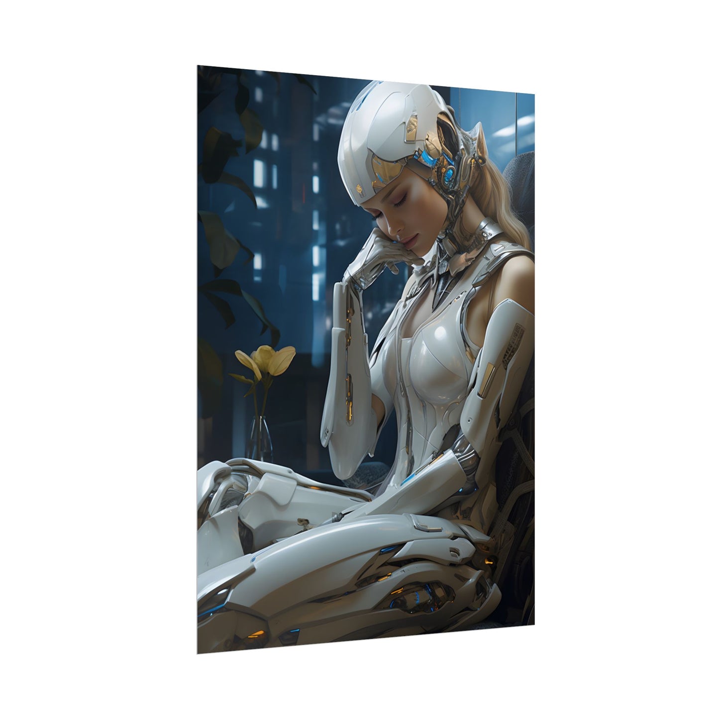 Modern Art Heist: Robot Team in Museum - Poster