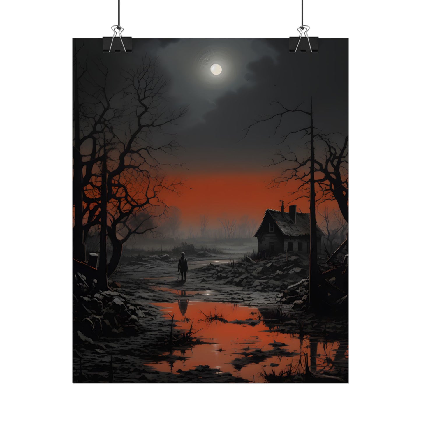 Daytime City Portrait: Outdoors Artwork - Poster