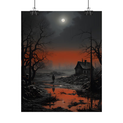 Daytime City Portrait: Outdoors Artwork - Poster
