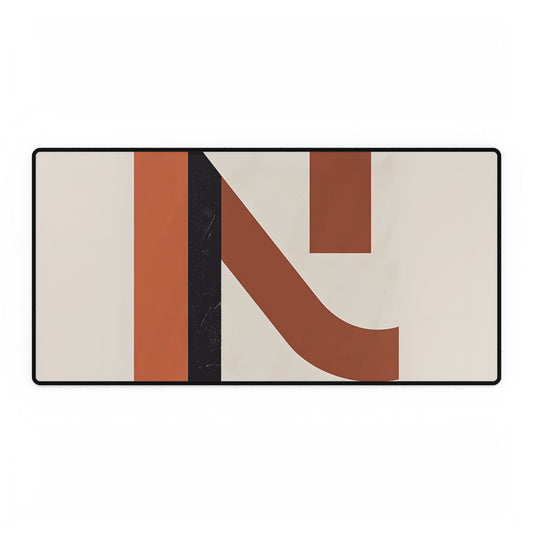 Modern Minimalist Poster: Unique 62097 Number Artwork - Desk Mat