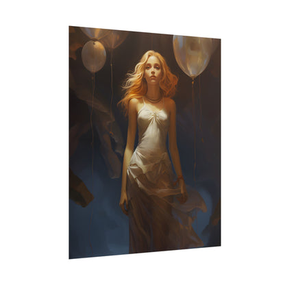 Candid Moment: Person in Nature, Lost in Thought - Poster