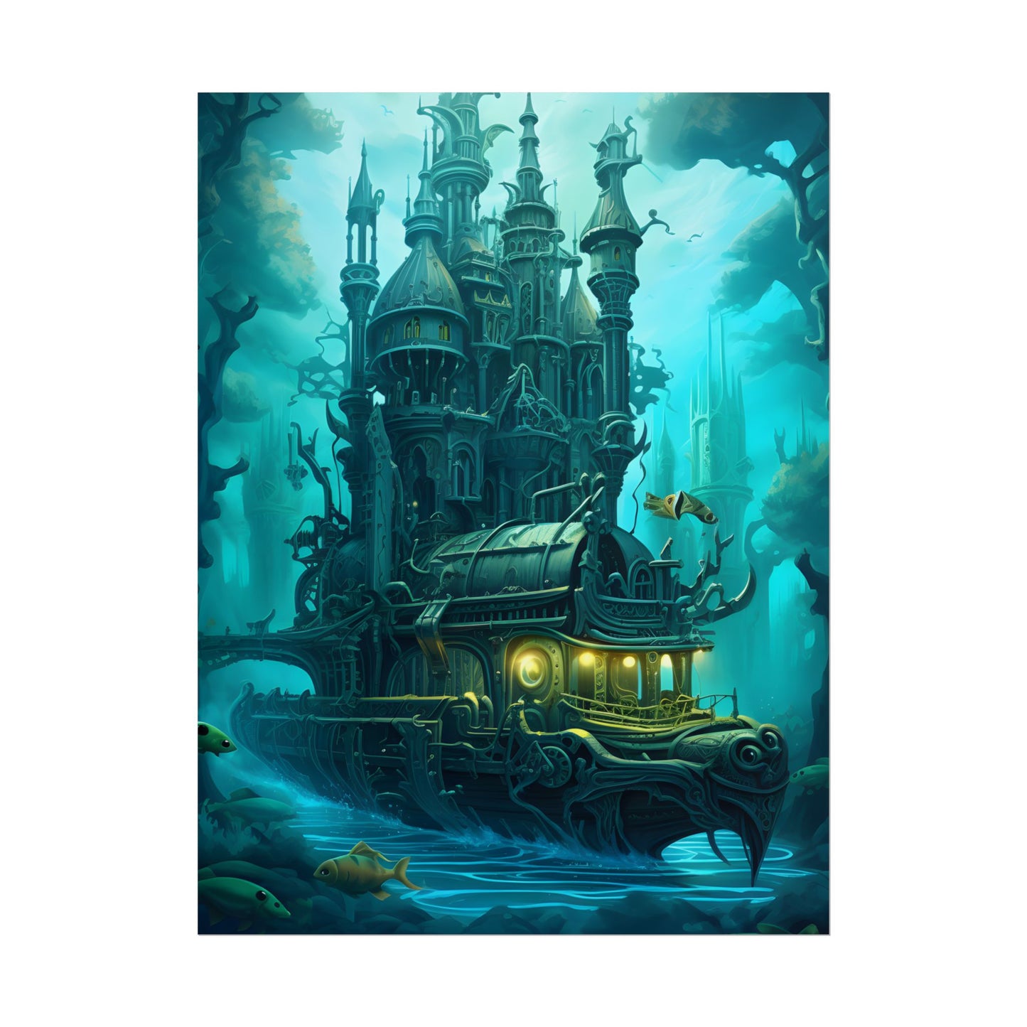 Tidal Quest: Steampunk Depths - Poster