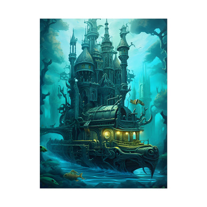 Tidal Quest: Steampunk Depths - Poster