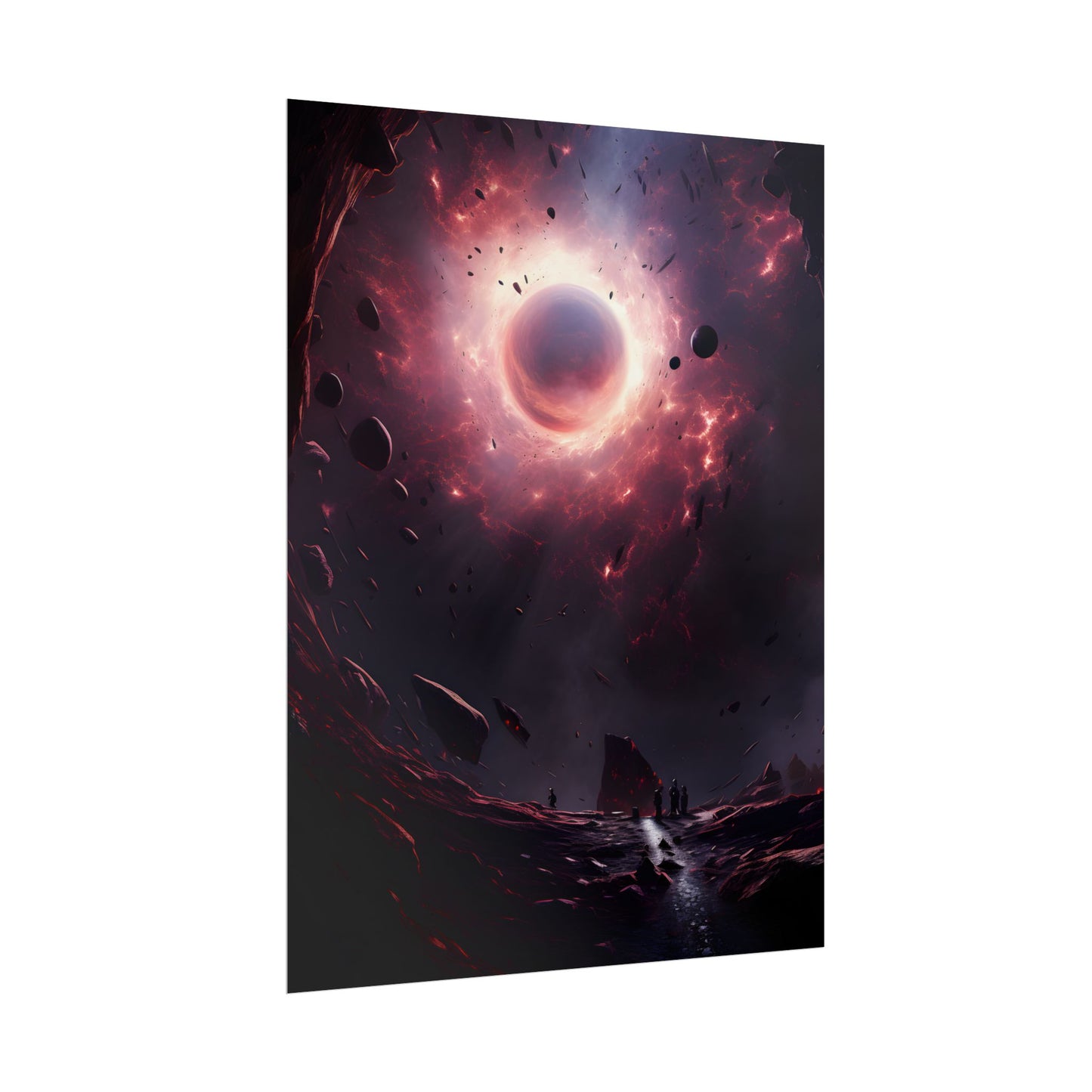 Cosmic Black Hole: Massive Planet in Stellar Orbit - Poster