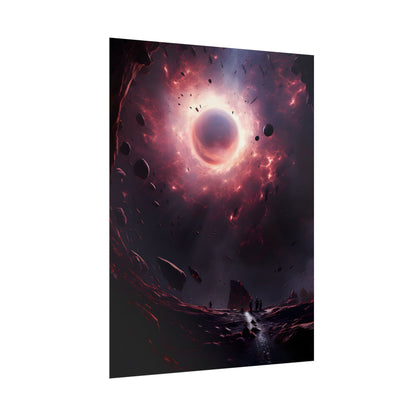 Cosmic Black Hole: Massive Planet in Stellar Orbit - Poster