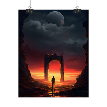 A Moment of Stillness: Phone in Quiet Indoor Setting - Poster