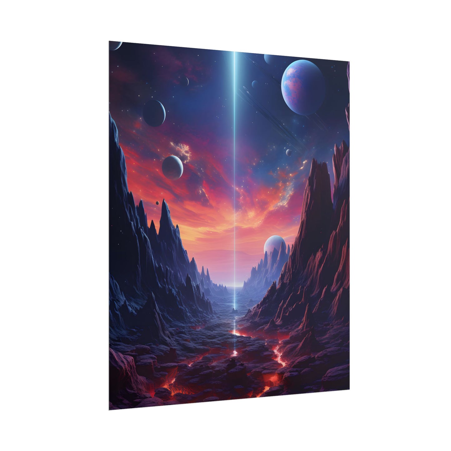 Black Hole Odyssey: A Massive Planet in Space - Poster