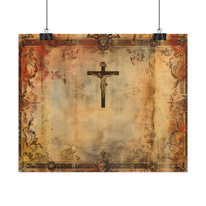 Vintage Biblical Art Print: A Historical Scene - Poster