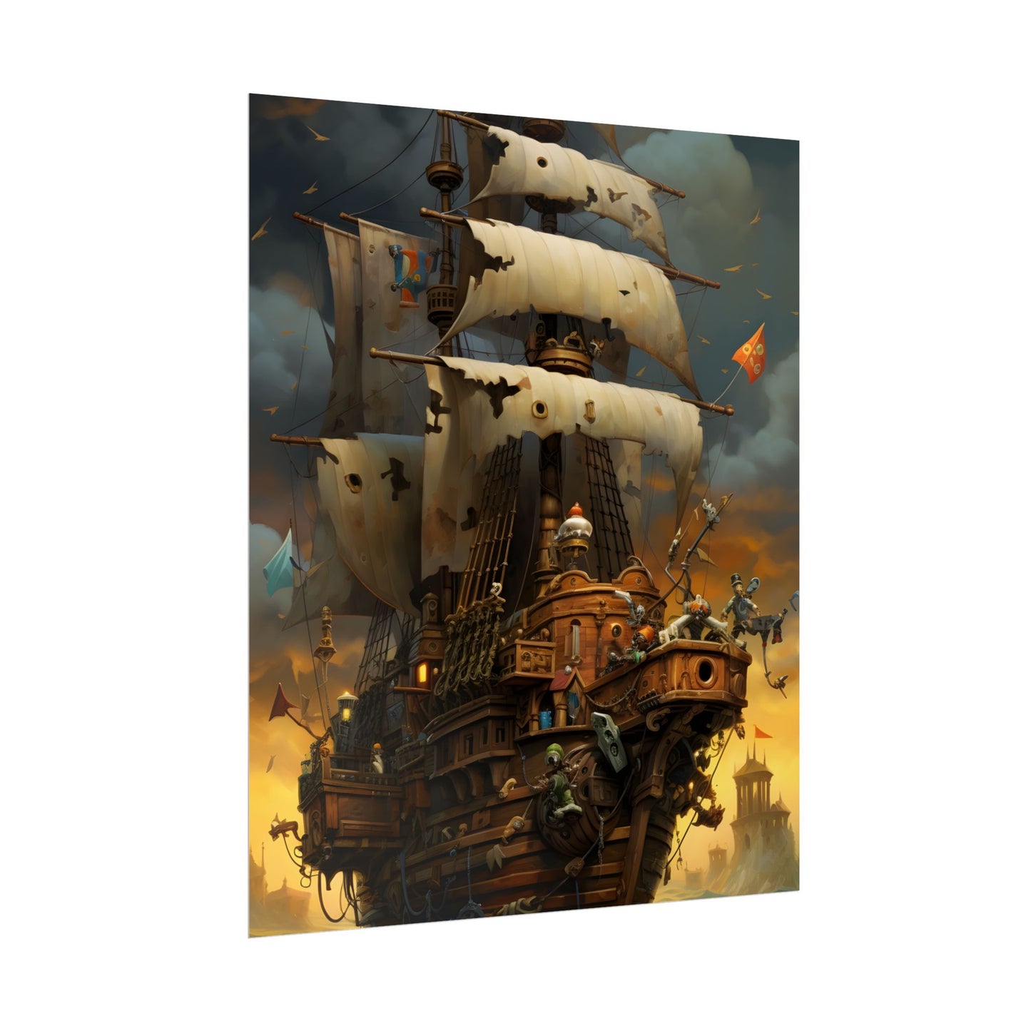 Swashbuckling Time Travelers: Maritime Adventure - Poster