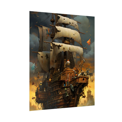 Swashbuckling Time Travelers: Maritime Adventure - Poster