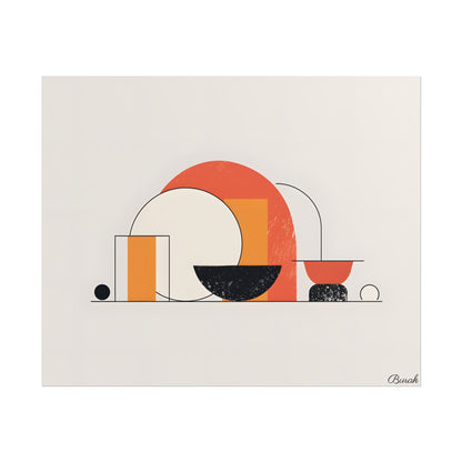 Minimalist Digital Product Design: Bold Block Artwork - Poster