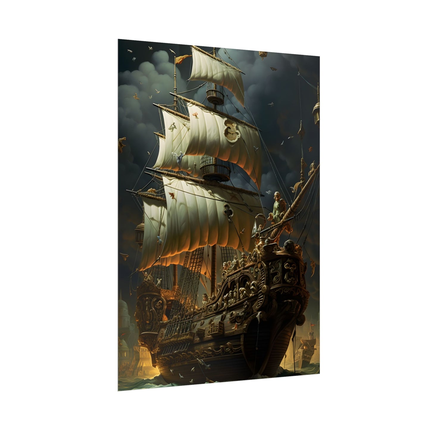 Swashbuckling Time-Traveling Pirate Crew: Artwork - Poster