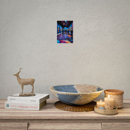 Celestial Art Gallery: Wide-Angle View with Soft Lighting - Poster
