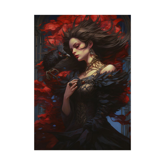 Songbird Serenade: Nature's Gentle Guardian Art - Poster