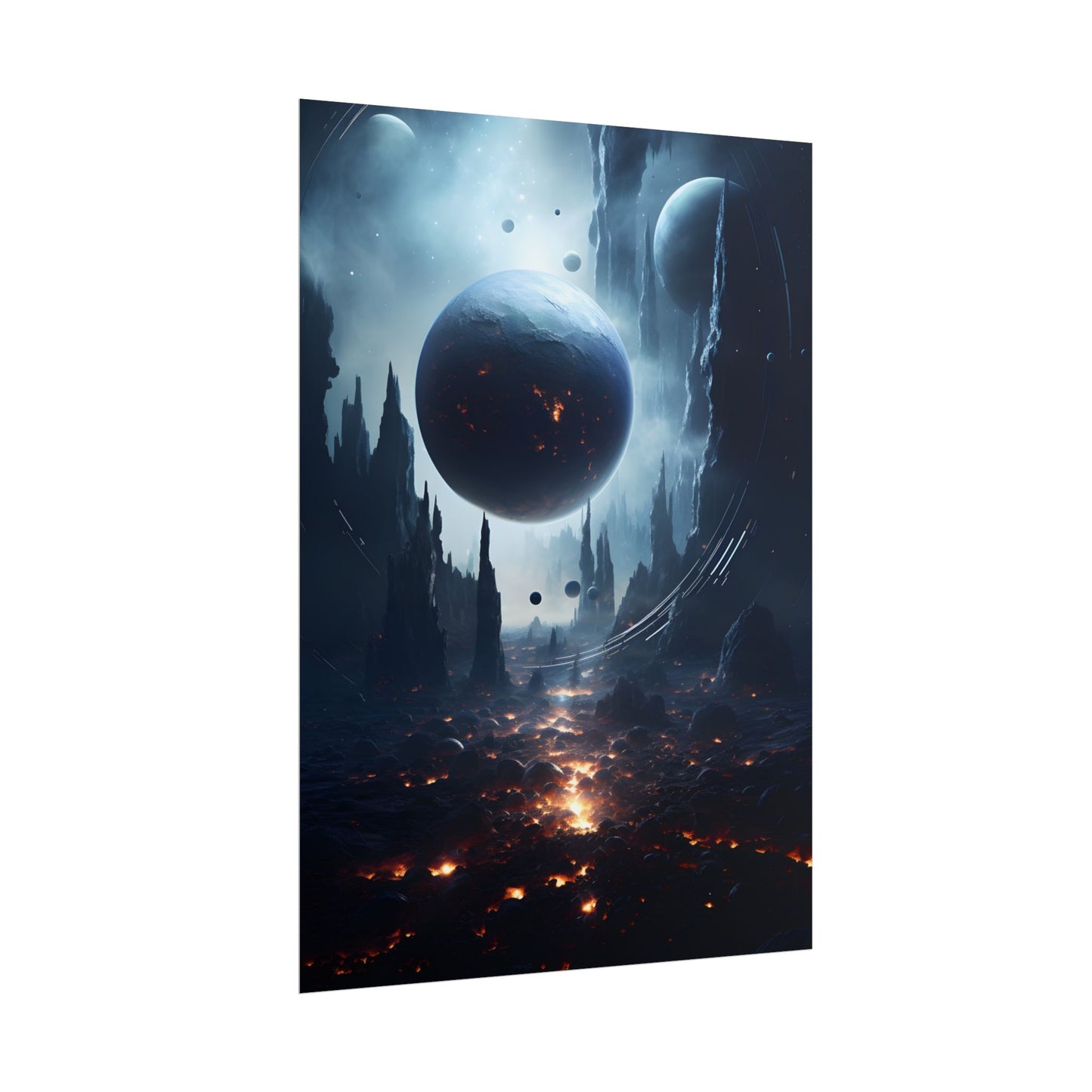 Stellar Encounter: Black Hole Cosmic Mystery - Poster