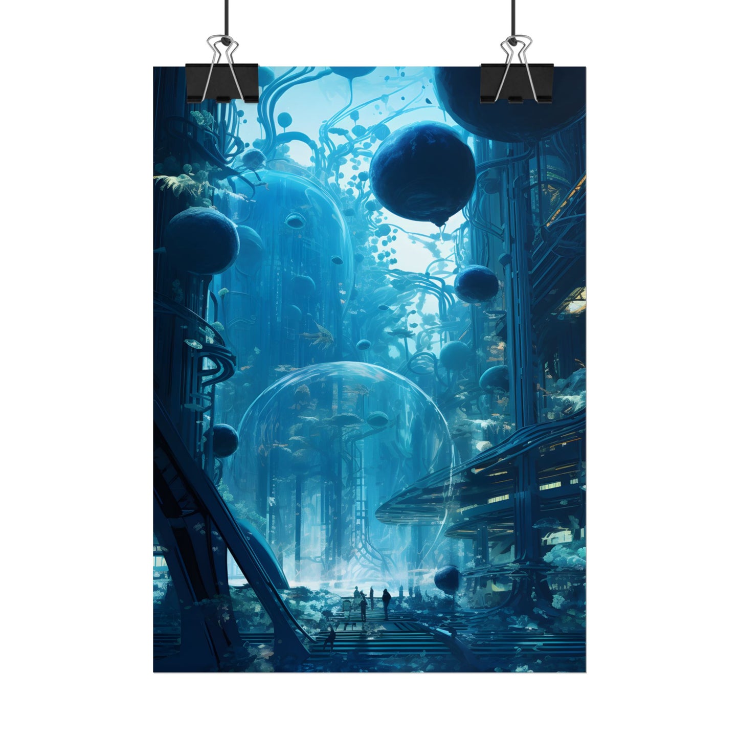 Underwater City of the Future: Sustainable Living in Harmony with Nature - Poster