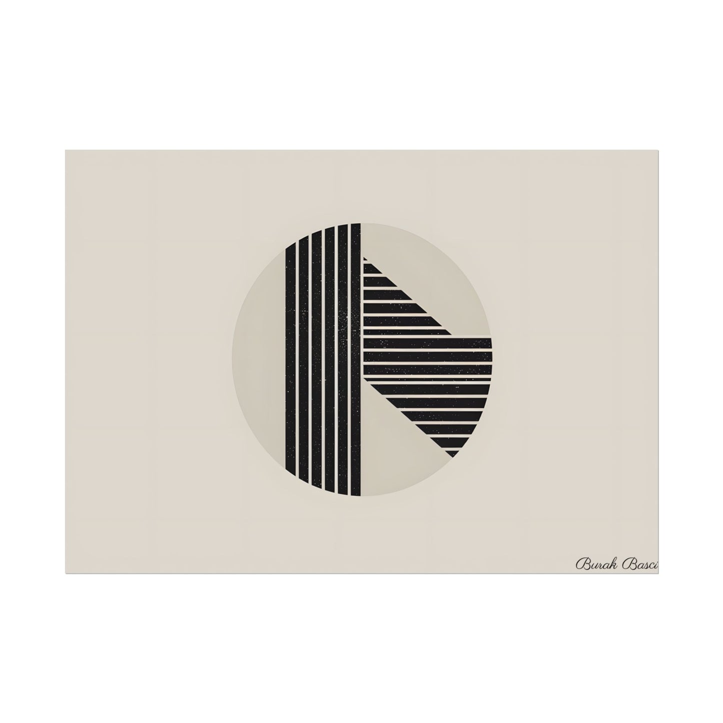 Modern Minimalist Poster: Bold Typography and Geometric Forms - Poster
