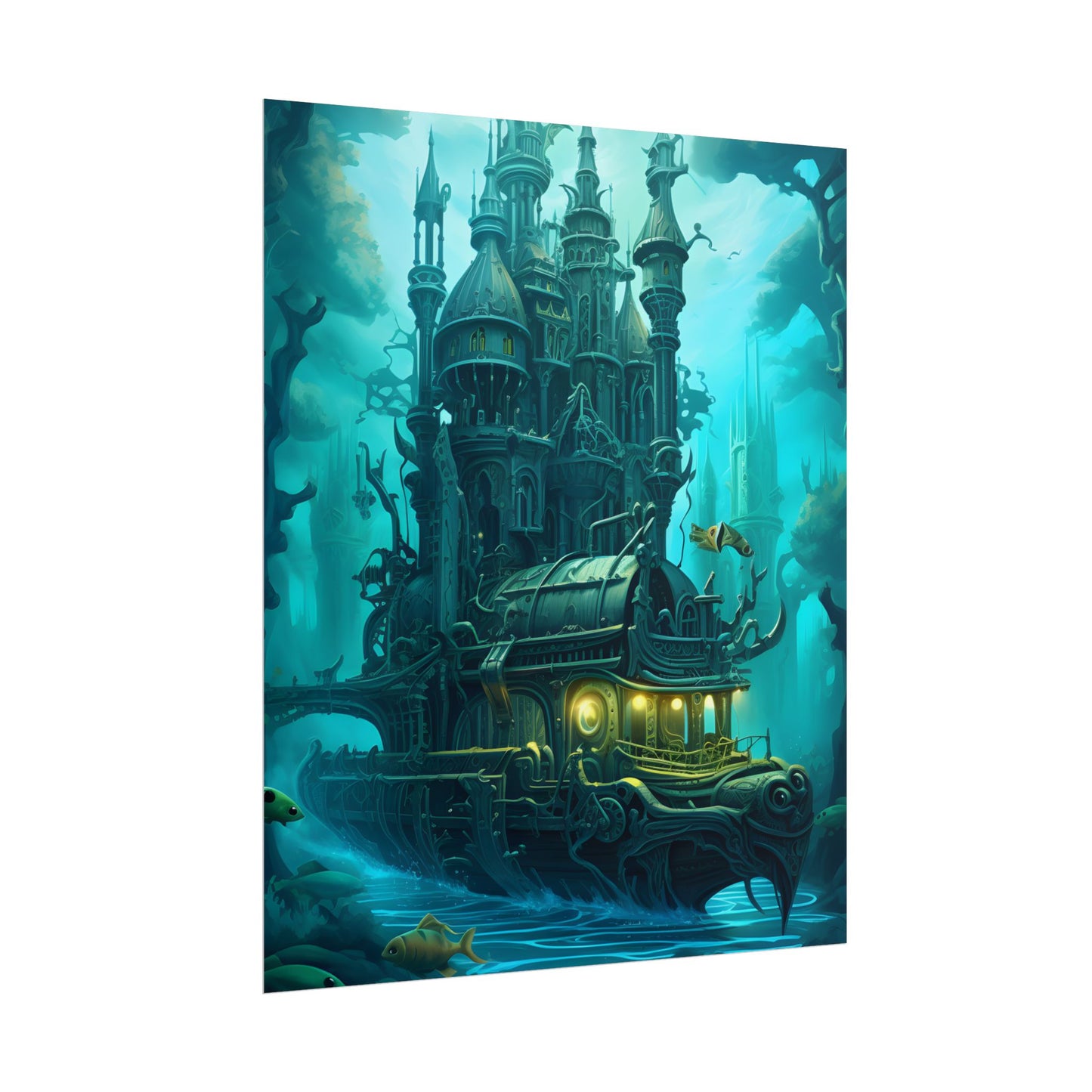 Tidal Quest: Steampunk Depths - Poster