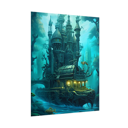 Tidal Quest: Steampunk Depths - Poster