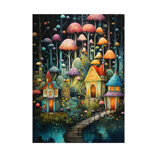 Enchanted Forest Fairies: A Classic Whimsical Artwork - Poster
