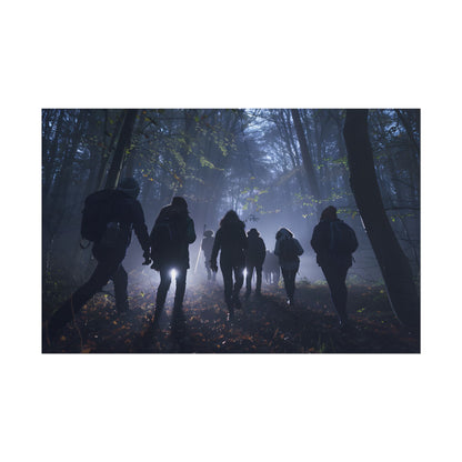 Mysterious Forest Adventure: Exploring with Courage - Poster