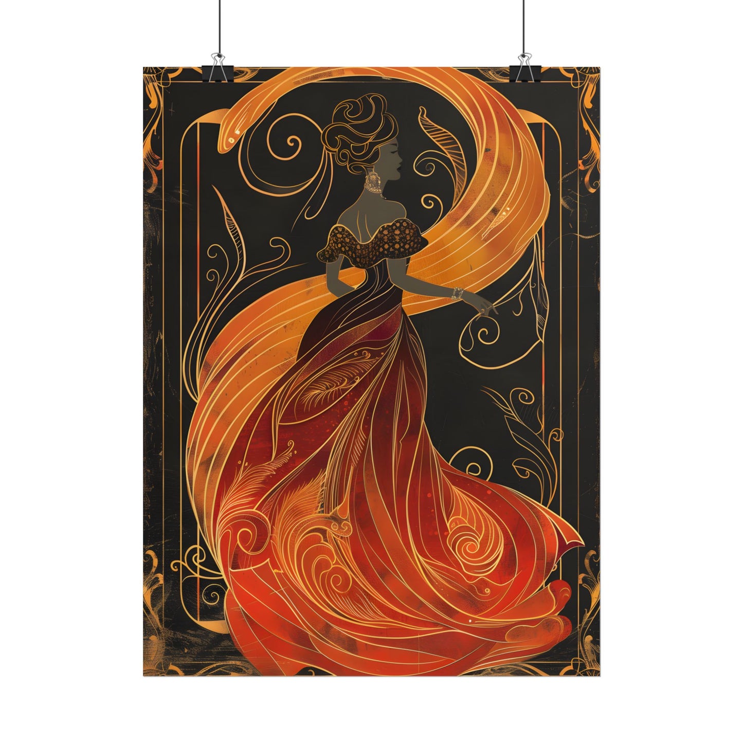 Vintage Art Nouveau Elegant Poster: Batch 1 2024 - Poster