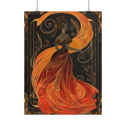 Vintage Art Nouveau Elegant Poster: Batch 1 2024 - Poster