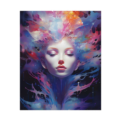 Otherworldly Celestial Dreams: Impressionistic Art Gallery - Poster