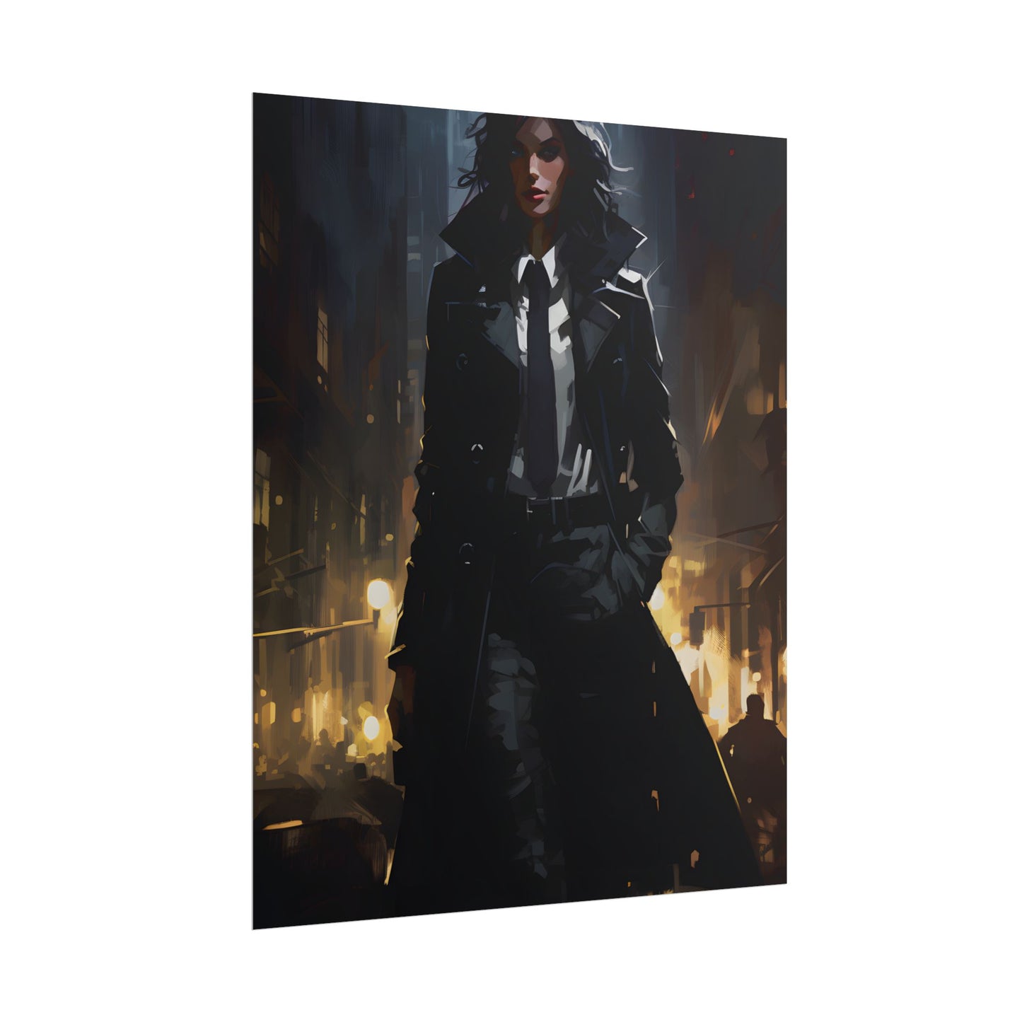 Urban Fantasy Detective: Mystery in City Streets - Poster