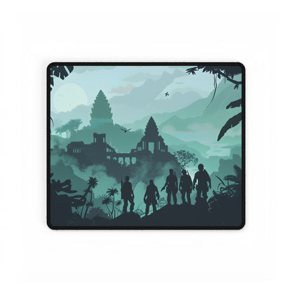 Heroic Night Digital Art: Starry Skies Adventure - Desk Mat