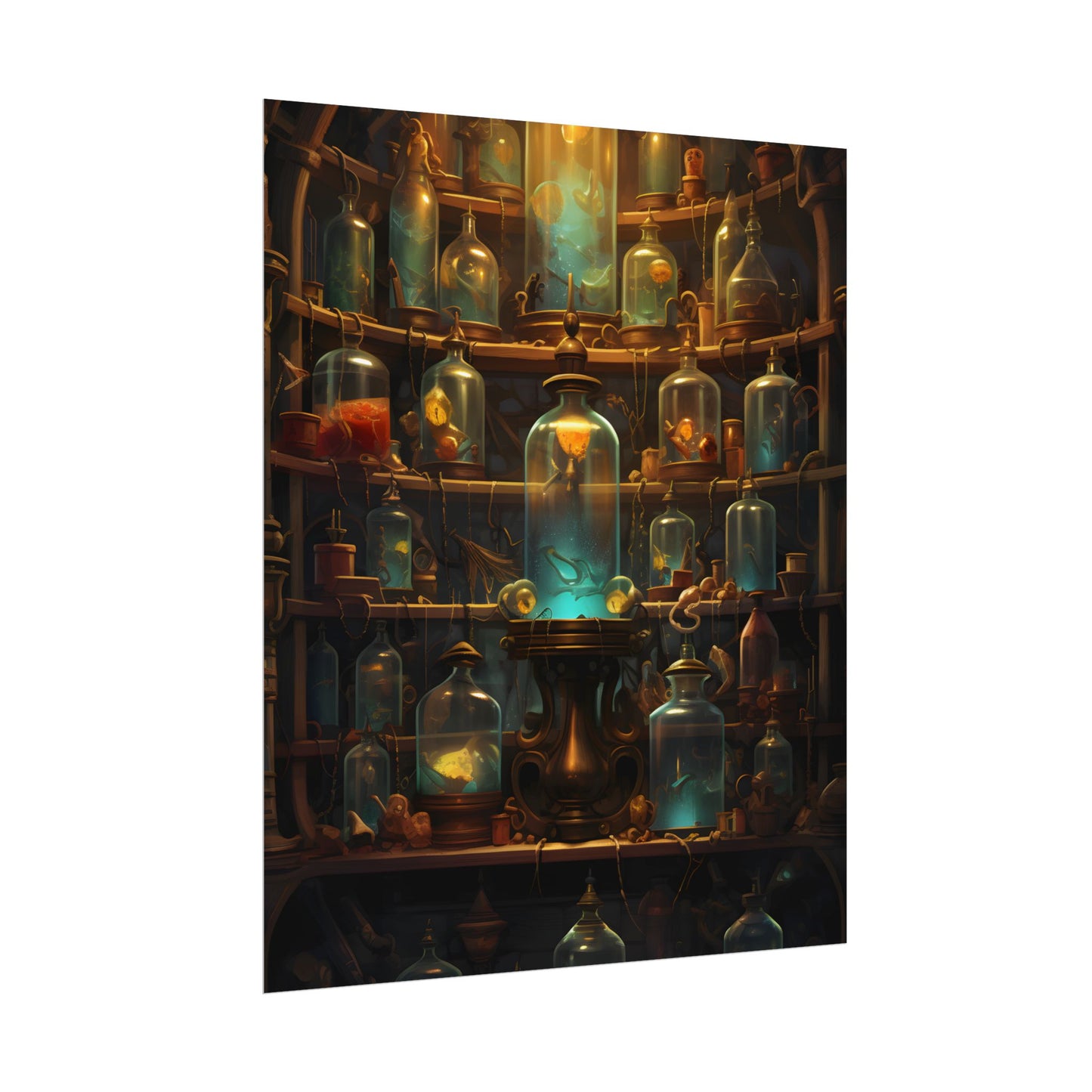 Lab Curiosities: Mysterious Research Space Artwork - Poster