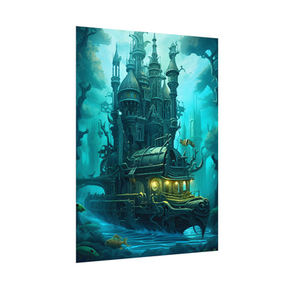 Tidal Quest: Steampunk Depths - Poster