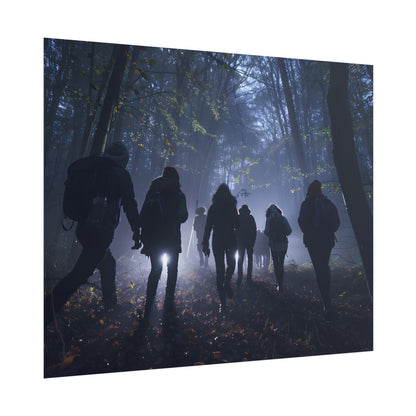 Mysterious Forest Adventure: Exploring with Courage - Poster