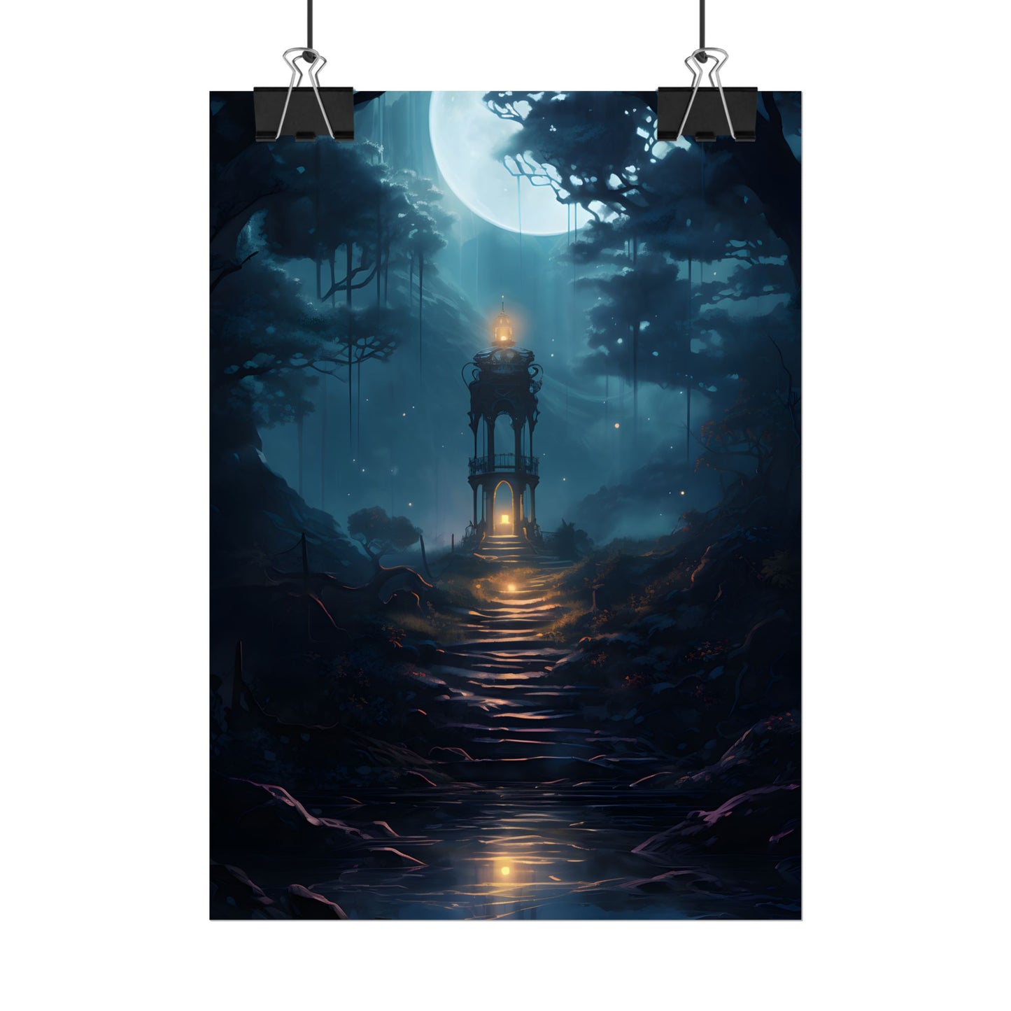 Close-Up Metallic Product: Smooth Cylindrical Device - Poster