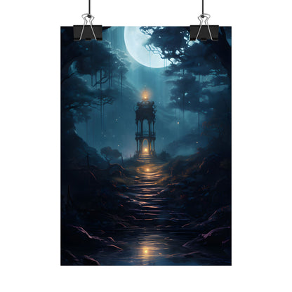 Close-Up Metallic Product: Smooth Cylindrical Device - Poster