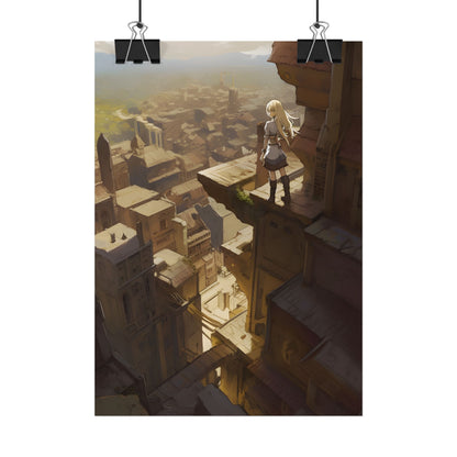 Peaceful Moments: Birds Soar High in Tranquility - Poster
