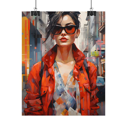 Urban City Style: Fashionista in the City - Poster